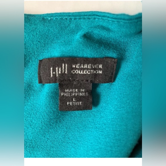 J JILL Women’s WEAREVER Collection Teal Dress LP - Picture 3 of 8